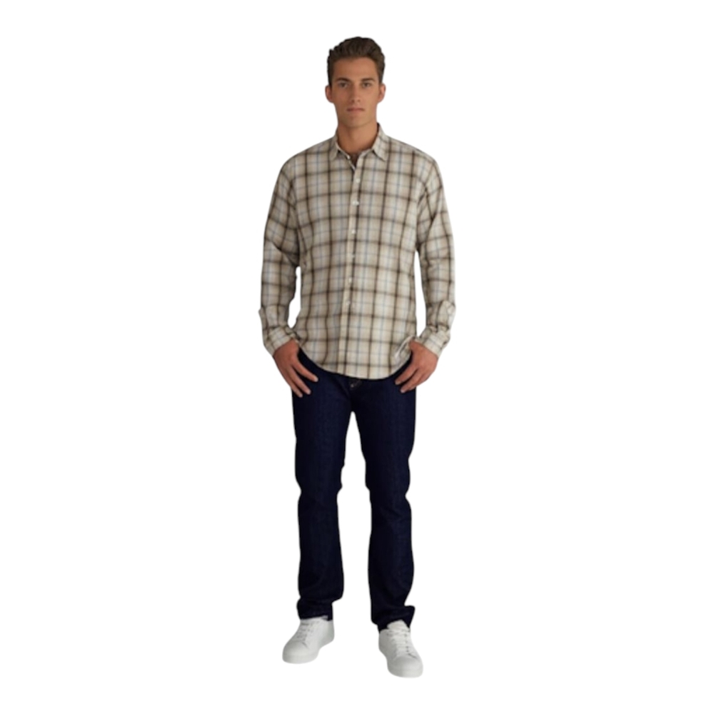 Patagonia long sleeve plaid button up shirt, size Large, Gorpcore